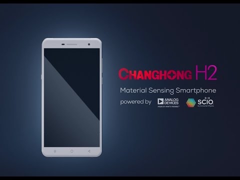 SCiO Inside! The world&#039;s first smartphone with an embedded SCiO molecular sensor - the Changhong H2