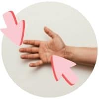erotogenní zóna prsty a dlaň