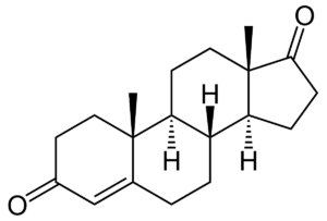 androstendion, chemický vzorec