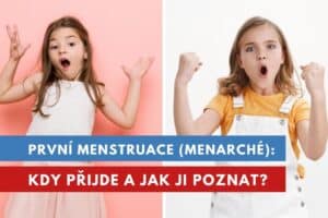 první menstruace, menarché